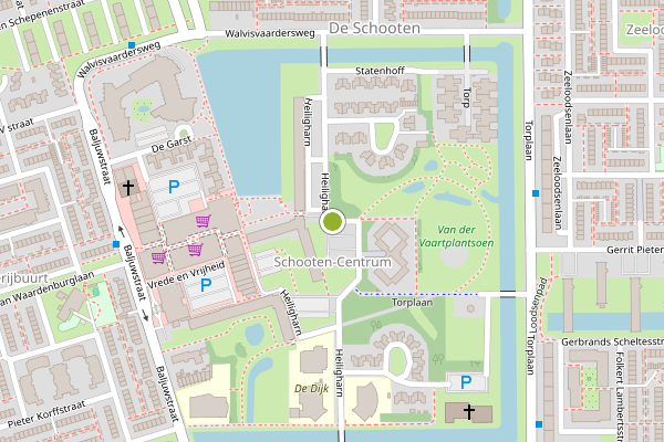 Ambulance-melding op Heiligharn, Den Helder op 28 juni, kaart-overzicht