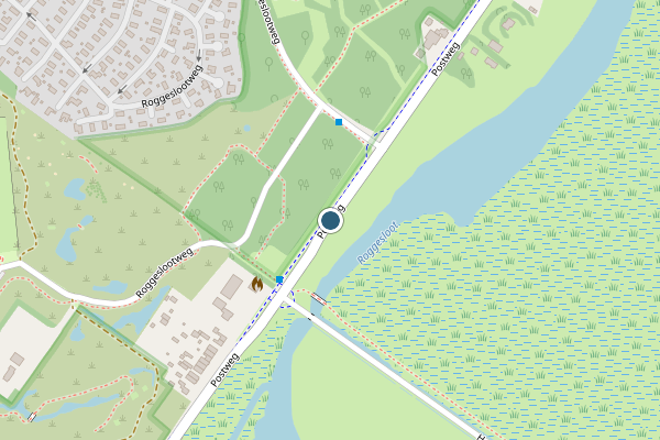 Politie-melding op Postweg, De Cocksdorp op 28 juni, kaart-overzicht
