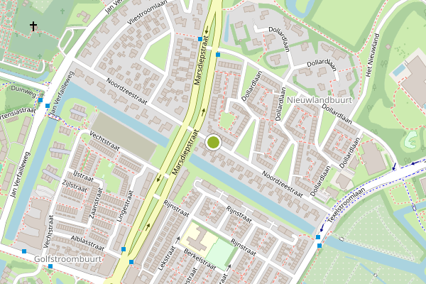 Ambulance-melding op Noordzeestraat, Den Helder op 30 juni, kaart-overzicht