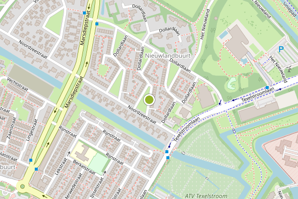 Ambulance-melding op Noordzeestraat, Den Helder op 7 mei, kaart-overzicht