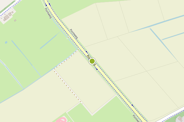 Ambulance-melding op Pontweg, Den Burg op 1 juli, kaart-overzicht