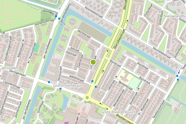 Ambulance-melding op Lingestraat, Den Helder op 7 mei, kaart-overzicht