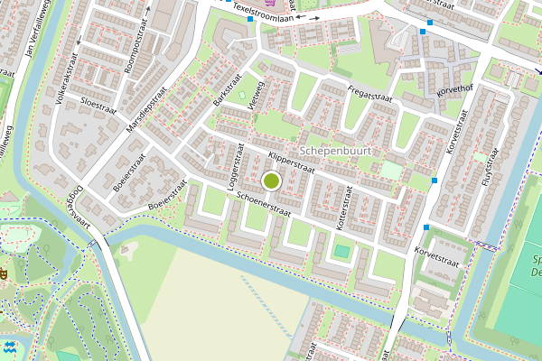 Ambulance-melding op Botterstraat, Den Helder op 4 juli, kaart-overzicht