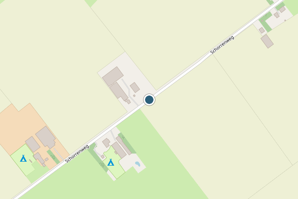 Politie-melding op Schorrenweg, Oosterend NH op 5 juli, kaart-overzicht