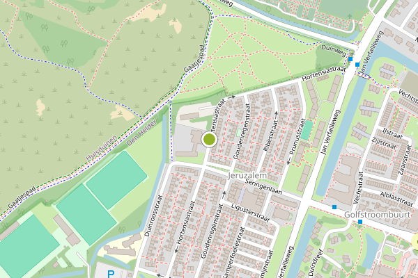 Ambulance-melding op Hortensiastraat, Den Helder op 5 juli, kaart-overzicht