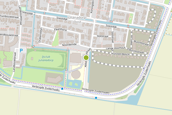 Ambulance-melding op Akkerbouwstraat, Julianadorp op 7 juli, kaart-overzicht