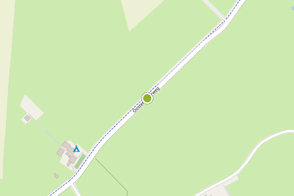 Ambulance-melding op Oosterenderweg, De Waal op 8 mei, kaart-overzicht