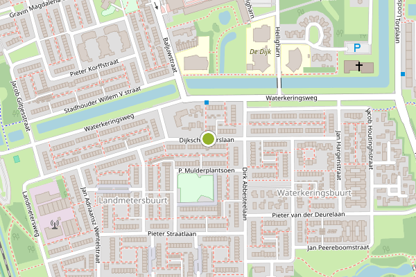 Ambulance-melding op Dijkschouwerslaan, Den Helder op 8 mei, kaart-overzicht