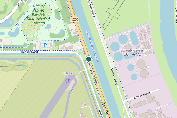 Politie-melding op Karel Doormanweg, Den Helder op 8 juli, kaart-overzicht