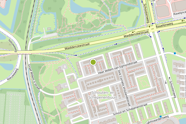 Ambulance-melding op Pieter Janssoonstraat, Den Helder op 8 juli, kaart-overzicht