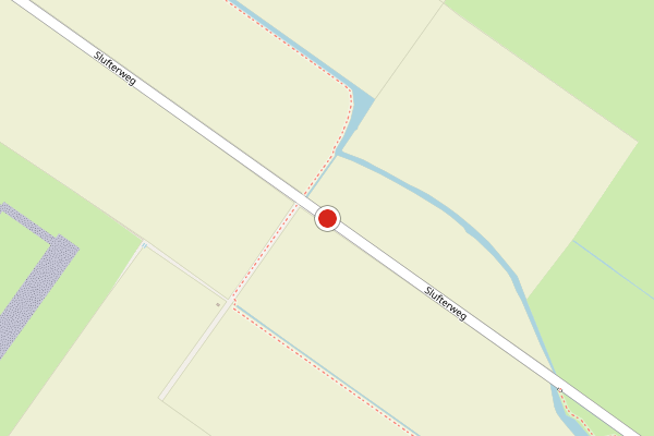 Brandweer-melding op Slufterweg, De Cocksdorp op 9 juli, kaart-overzicht