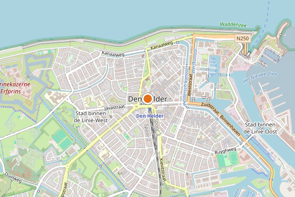 KNRM-melding op VLI1 op 10 juli, kaart-overzicht