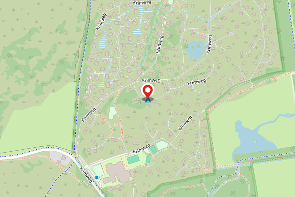 Brandweer-melding op Krimweg, De Cocksdorp op 15 februari, kaart-overzicht