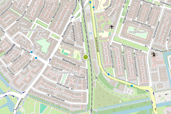 Ambulance-melding op Anemonenstraat, Den Helder op 9 mei, kaart-overzicht