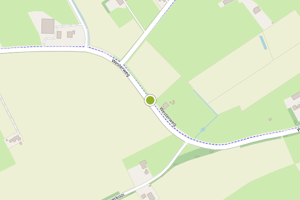 Ambulance-melding op Westerweg, Den Burg op 10 juli, kaart-overzicht
