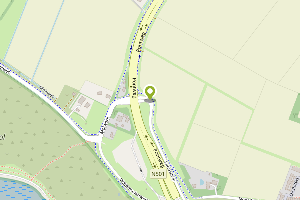 Ambulance-melding op Landsdiep, Den Hoorn op 27 maart, kaart-overzicht