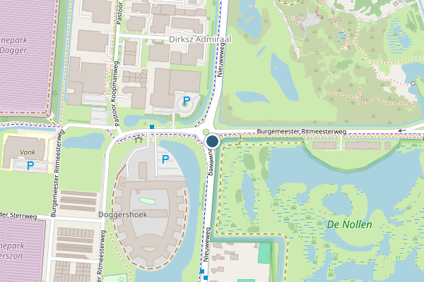 Politie-melding op Burgemeester Ritmeesterweg, Den Helder op 12 juli, kaart-overzicht