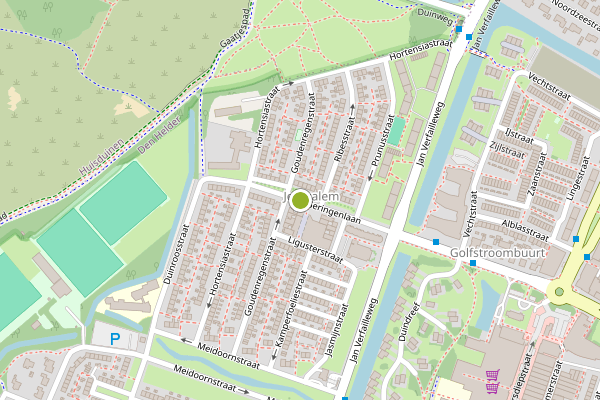 Ambulance-melding op Seringenlaan, Den Helder op 15 juli, kaart-overzicht