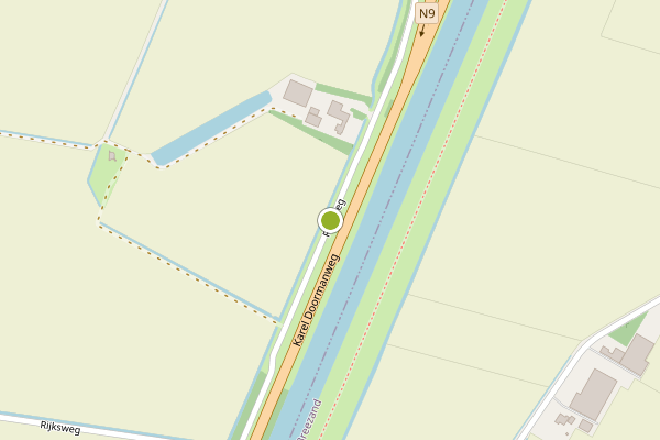 Ambulance-melding op Rijksweg, Julianadorp op 15 juli, kaart-overzicht