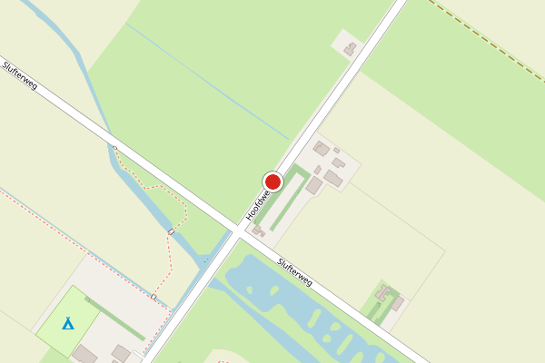 Brandweer-melding op Hoofdweg, De Cocksdorp op 18 juli, kaart-overzicht