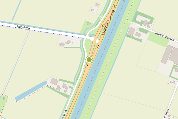 Ambulance-melding op Karel Doormanweg, Julianadorp op 10 mei, kaart-overzicht
