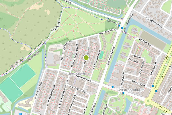Ambulance-melding op Ribesstraat, Den Helder op 19 juli, kaart-overzicht