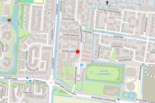 Brandweer-melding op Landbouwstraat, Julianadorp op 20 juli, kaart-overzicht