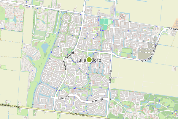 Ambulance-melding op Langevliet, Julianadorp op 10 mei, kaart-overzicht