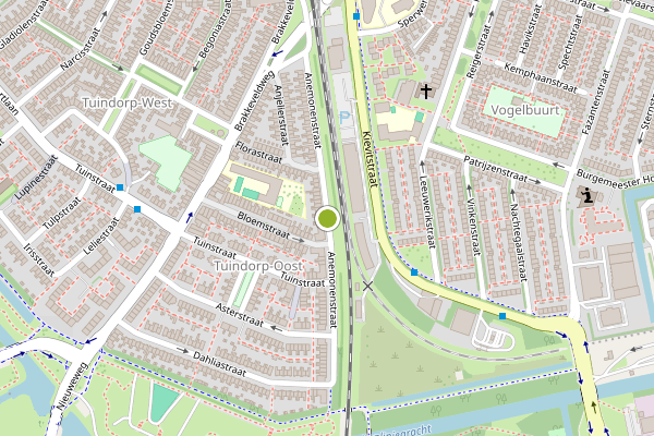 Ambulance-melding op Anemonenstraat, Den Helder op 20 juli, kaart-overzicht
