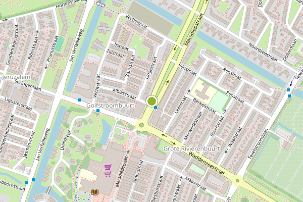 Ambulance-melding op Marsdiepstraat, Den Helder op 21 juli, kaart-overzicht