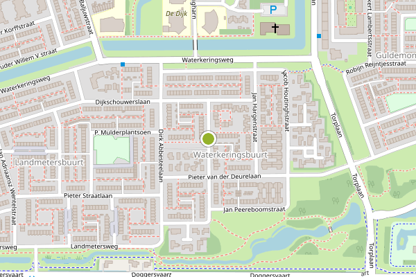 Ambulance-melding op Leendert den Bergerstraat, Den Helder op 12 mei, kaart-overzicht
