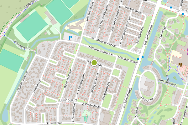 Ambulance-melding op Azaleastraat, Den Helder op 23 juli, kaart-overzicht