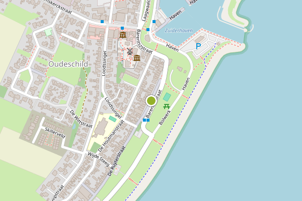 Ambulance-melding op De Ruyterstraat, Oudeschild op 16 mei, kaart-overzicht