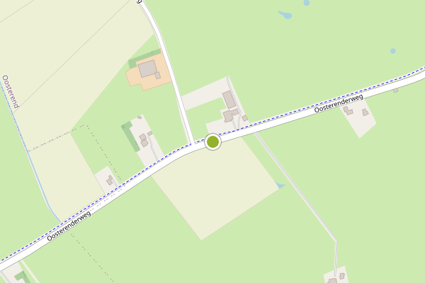 Ambulance-melding op Oosterenderweg, Oosterend NH op 16 mei, kaart-overzicht