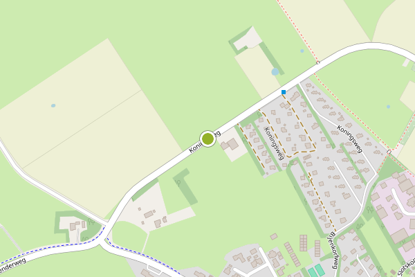 Ambulance-melding op Koningsweg, Oosterend NH op 16 mei, kaart-overzicht