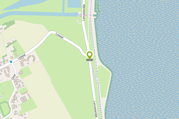 Ambulance-melding op Lancasterdijk, Oosterend NH op 6 april, kaart-overzicht