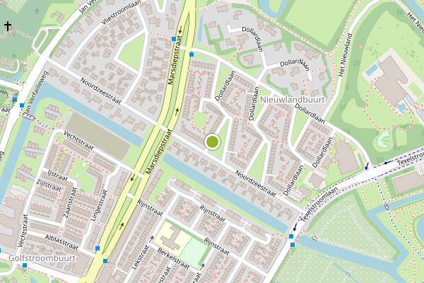 Ambulance-melding op Noordzeestraat, Den Helder op 27 juli, kaart-overzicht