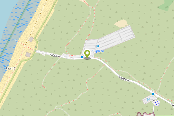 Ambulance-melding op Ruijslaan, De Koog op 20 april, kaart-overzicht