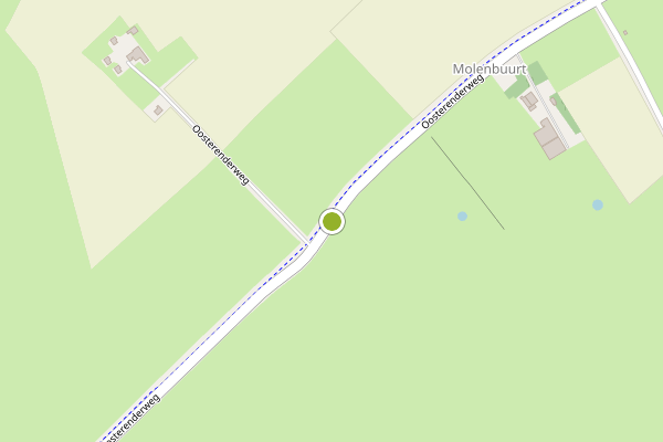 Ambulance-melding op Oosterenderweg, De Waal op 17 april, kaart-overzicht