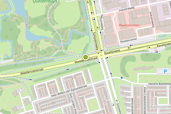 Ambulance-melding op Waddenzeestraat, Den Helder op 17 mei, kaart-overzicht