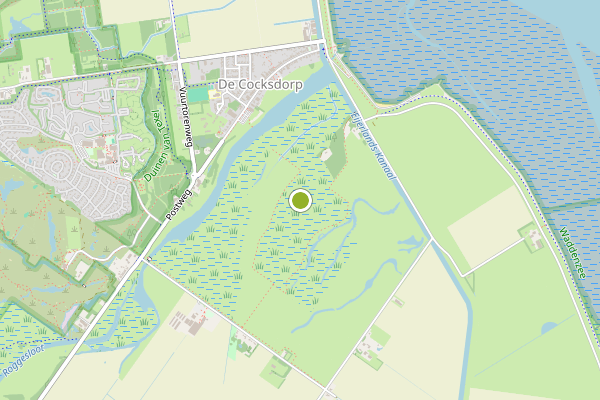 Ambulance-melding op De Cocksdorp op 29 juli, kaart-overzicht