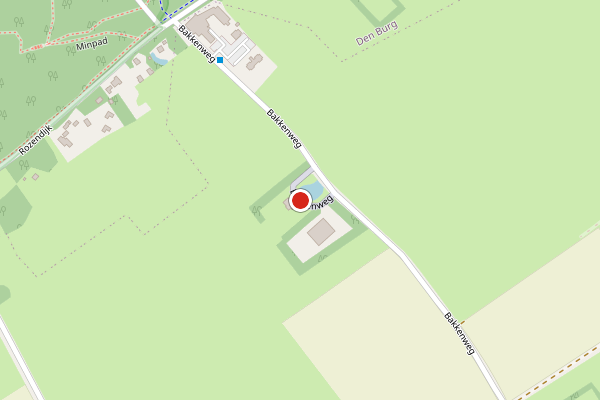 Brandweer-melding op Bakkenweg, Den Hoorn op 18 mei, kaart-overzicht