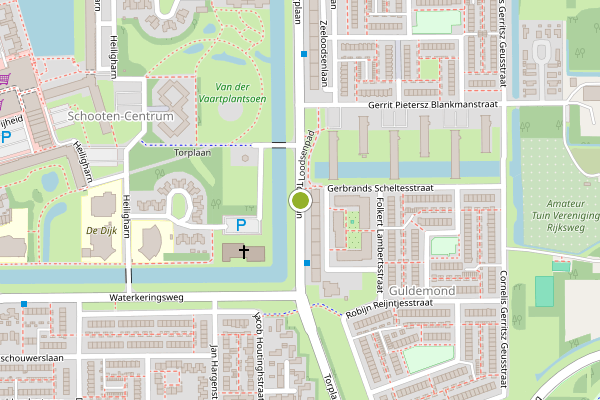 Ambulance-melding op Torplaan, Den Helder op 18 mei, kaart-overzicht