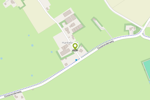 Ambulance-melding op Harkebuurt, Oosterend NH op 17 januari, kaart-overzicht