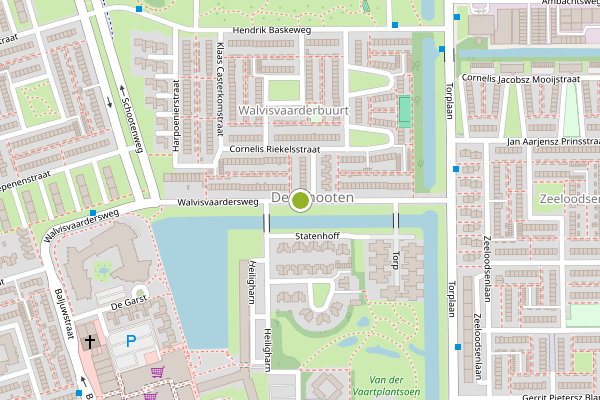 Ambulance-melding op Walvisvaardersweg, Den Helder op 19 mei, kaart-overzicht