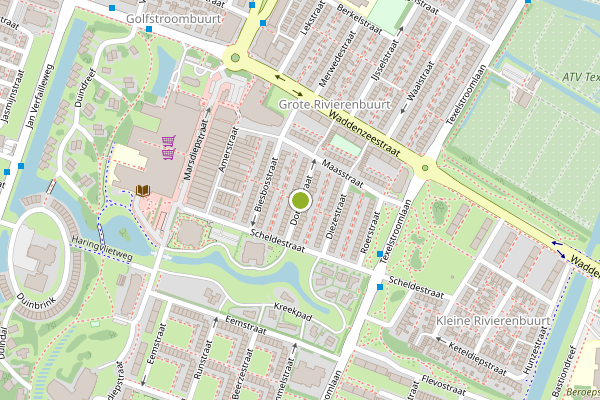 Ambulance-melding op Dongestraat, Den Helder op 19 mei, kaart-overzicht