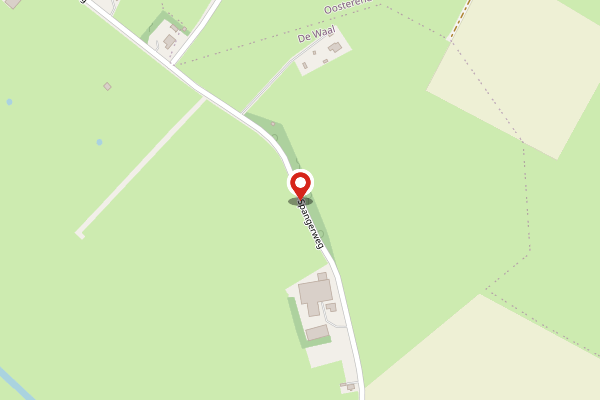 Brandweer-melding op Spangerweg, De Waal op 17 februari, kaart-overzicht