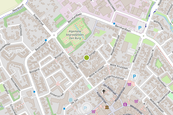 Ambulance-melding op Schoonoordsingel, Den Burg op 20 mei, kaart-overzicht