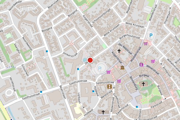 Brandweer-melding op De Zes, Den Burg op 21 mei, kaart-overzicht
