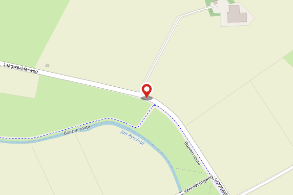 Brandweer-melding op Laagwaalderweg, De Waal op 11 oktober, kaart-overzicht